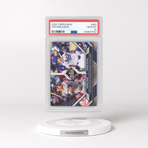 2024 Topps Now #863 Aaron Judge/Shohei Ohtani (PSA 10 GEM MINT)