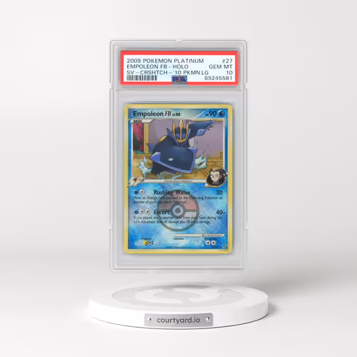 2009 Pokémon Platinum Supreme Victors #27 Empoleon FB - Holo Crosshatch-2010 Pokemon League (PSA 10