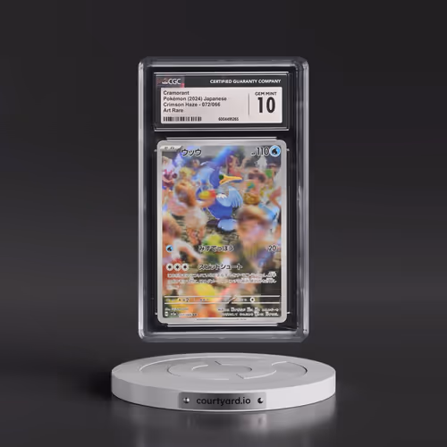 2024 Pokémon Sv5a-Crimson Haze #072 Cramorant - Art Rare (CGC 10 GEM MINT)