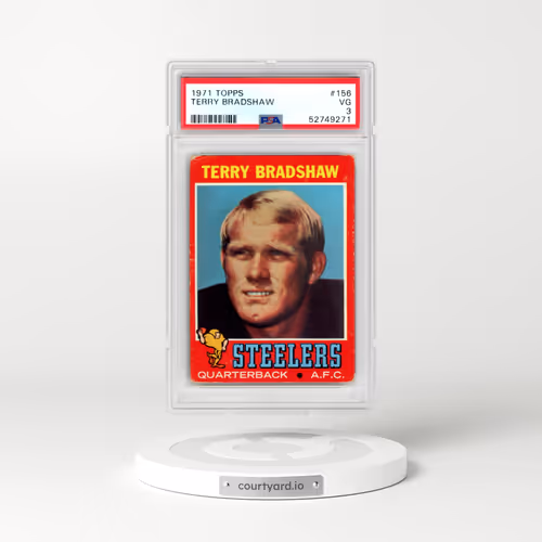 1971 Topps #156 Terry Bradshaw (PSA 3 VG)