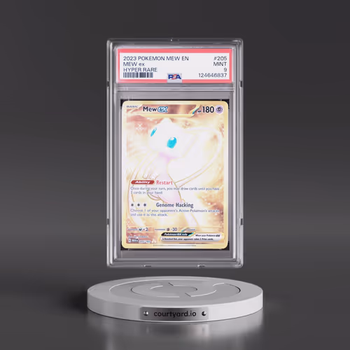 2023 Pokémon Mew EN-151 #205 Mew EX - Holo Hyper Rare (PSA 9 MINT)