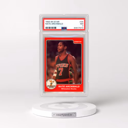 1983-84 Star #39 Nate Archibald (PSA 7 NM)