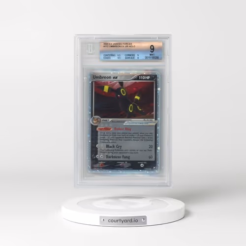 2005 Pokémon EX Unseen Forces #112 Umbreon EX - Holo Holo (BGS 9 MINT)