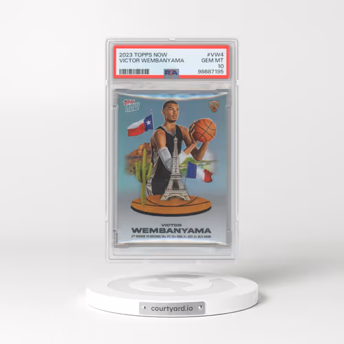2023 Topps Now #VW4 Victor Wembanyama (PSA 10 GEM MINT)