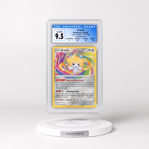 2020 Vivid Voltage #119/185 Jirachi - Amazing Rare (CGC 10 GEM MINT)