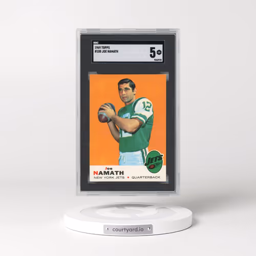 1969 Topps #100 Joe Namath (SGC 5 EX)