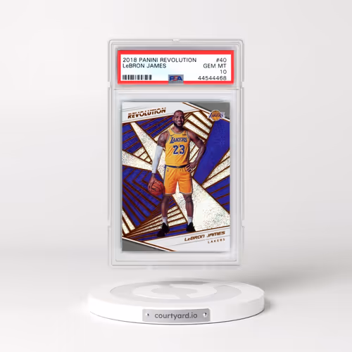2018 Panini Revolution #40 LeBron James (PSA 10 GEM MINT)