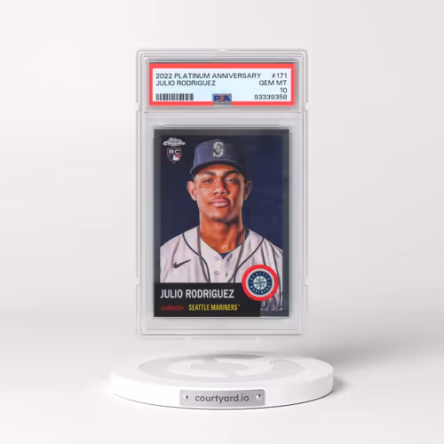 2022 Topps Chrome Platinum Anniversary #171 Julio Rodriguez (PSA 10 GEM MINT)