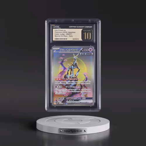2024 Cyber Judge #094/071 Iron Crown ex - Special Art Rare Holo (CGC 10 PRISTINE)