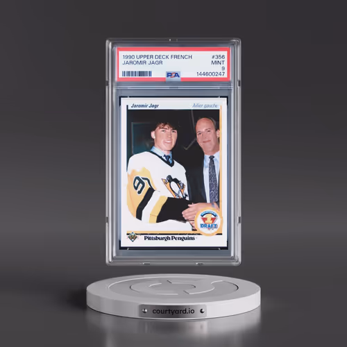 1990 Upper Deck French #356 Jaromir Jagr (PSA 9 MINT)