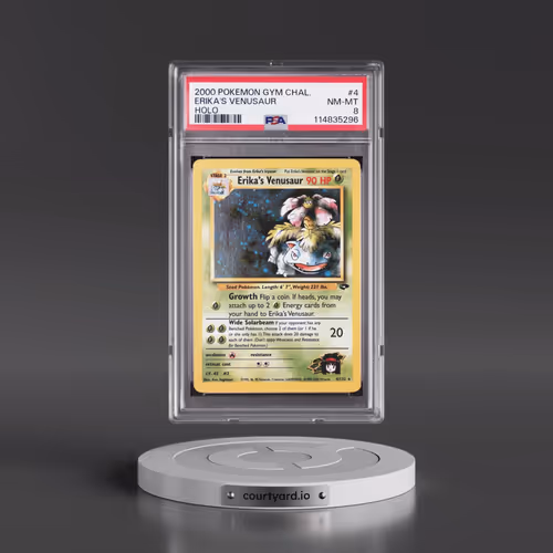 2000 Pokémon Gym Challenge #4 Erika's Venusaur - Holo (PSA 8 NM-MT)