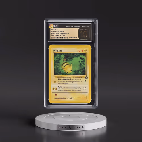 1999 Black Star Promos #27 Pikachu - The Power of One (CGC 10 PRISTINE)