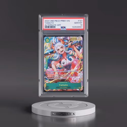 2024 One Piece Premium Booster -One Piece Card the Best #121 Yamato - Alternate Art (PSA 10 GEM MINT