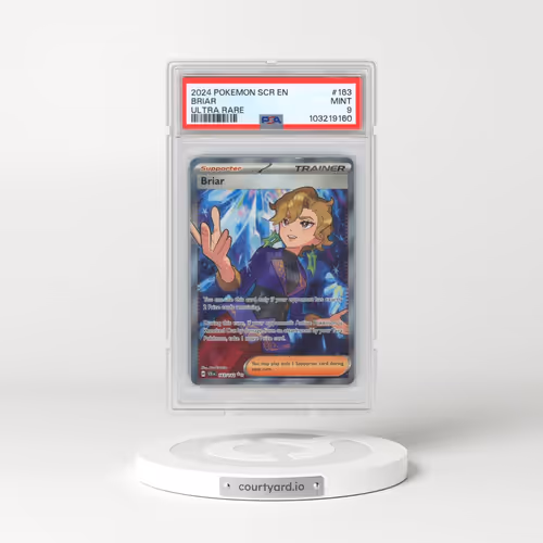 2024 Pokémon Scr EN-Stellar Crown #163 Briar - Ultra Rare (PSA 9 MINT)