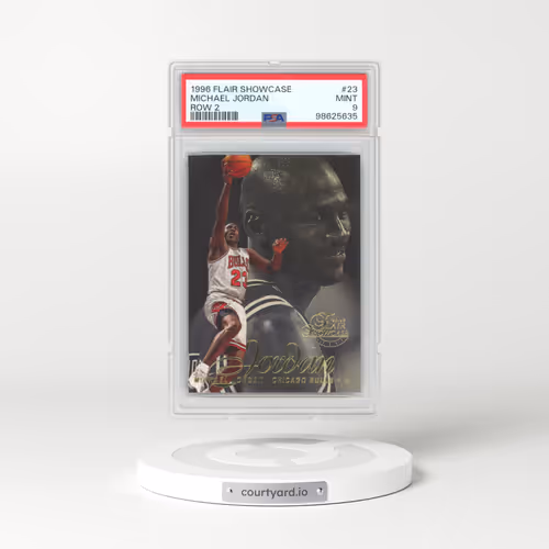 1996 Flair Showcase #23 Michael Jordan - Row 2 (PSA 9 MINT)