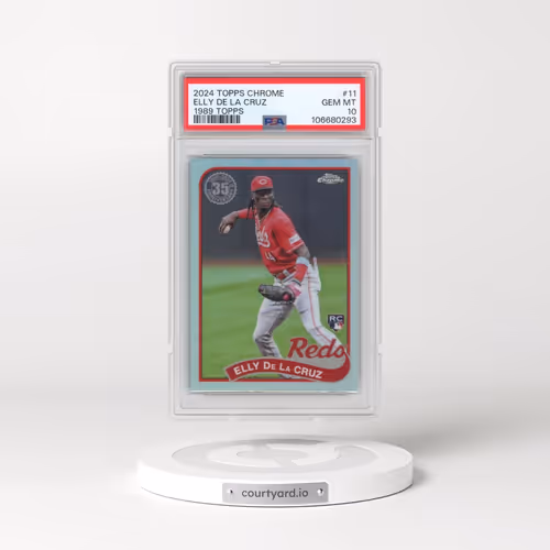 2024 Topps Chrome 1989 Topps Baseball #11 Elly de La Cruz (PSA 10 GEM MINT)