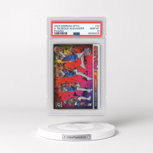 2023 Panini Donruss Optic Phazes #10 Shai Gilgeous-Alexander (PSA 10 GEM MINT)