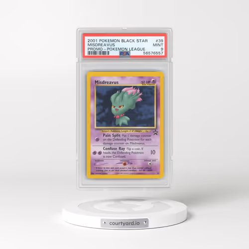 1999 Black Star Promos #39 Misdreavus - Pokémon League (PSA 9 MINT)