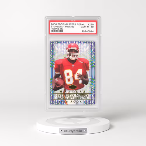 2000 Collector's Edge Masters Retail #230 Sylvester Morris - Rookie RC (PSA 10 GEM MINT)