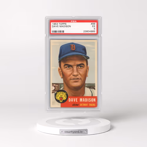 1953 Topps #99 Dave Madison (PSA 5 EX)