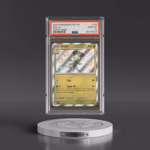 2024 Pokémon Paf EN-Paldean Fates #103 Dolliv - Shiny Rare (PSA 10 GEM MINT)