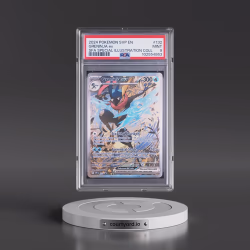 2024 Pokémon Svp EN-SV Black Star Promo #132 Greninja EX - Holo Shrouded Fable Special Illustration