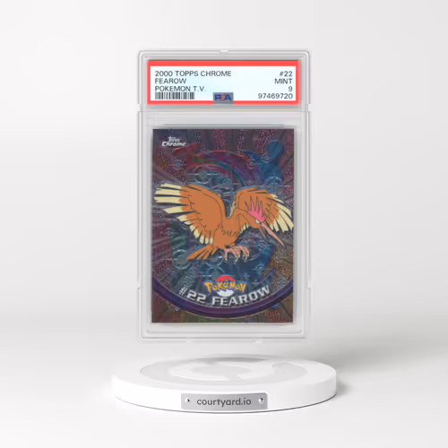 2000 Chrome Series 1 #22 Fearow - Chrome (Topps Chrome Stamp on Front of Card) (PSA 9 MINT)