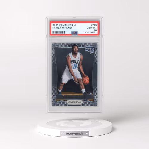 2012 Panini Prizm #225 Kemba Walker (PSA 10 GEM MINT)