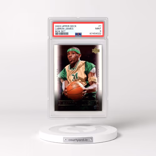 2003 Upper Deck Lebron James Box Set #1 LeBron James (PSA 9 MINT)