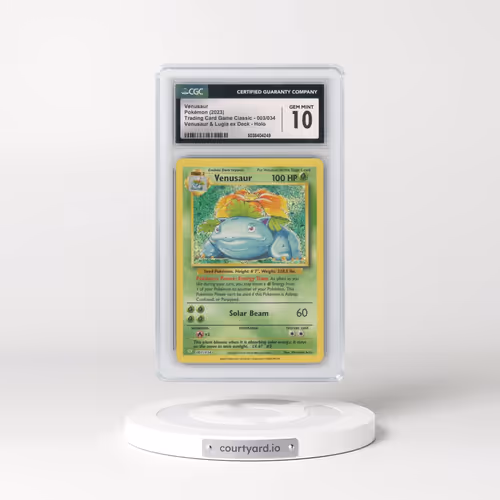 2023 Pokémon CLV-Trading Card Game Classic Venusaur & Lugia EX Deck #003 Venusaur (CGC 10 GEM MINT)