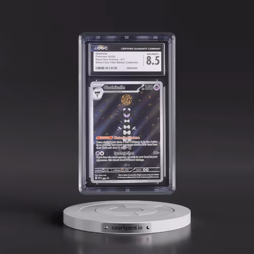 2025 Pokémon Svp EN-SV Black Star Promo #211 Gothitelle - White Flare Tech Sticker Collection (CGC 8
