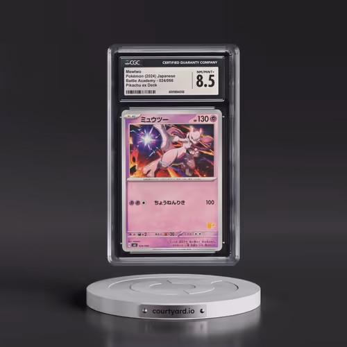 2024 Battle Academy #024/066 Mewtwo - Pikachu ex Deck (CGC 8.5 NM-MT+)