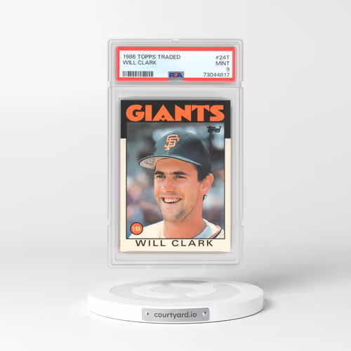 1986 Topps Traded #24T Will Clark (PSA 9 MINT)