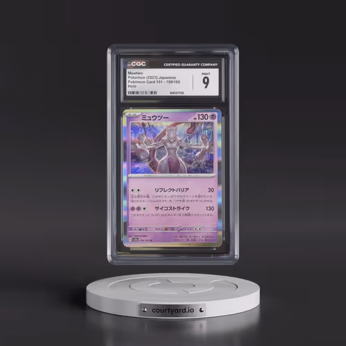 2023 Pokémon Card 151 #150/165 Mewtwo - Holo (CGC 9 MINT)