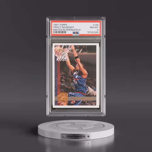 1997 Topps #125 Tracy McGrady - Minted in Springfield (PSA 8 NM-MT)