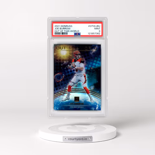 2021 Panini Donruss Out of This World #OTWJBU Joe Burrow (PSA 9 MINT)