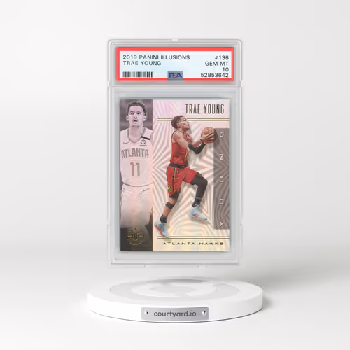 2019 Panini Illusions #136 Trae Young (PSA 10 GEM MINT)