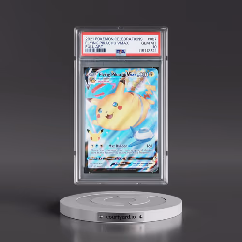 2021 Pokémon Celebrations #007 Flying Pikachu Vmax - Full Art (PSA 10 GEM MINT)