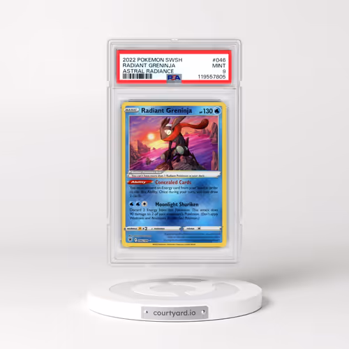 2022 Pokémon Sword & Shield Astral Radiance #046 Radiant Greninja - Holo (PSA 9 MINT)
