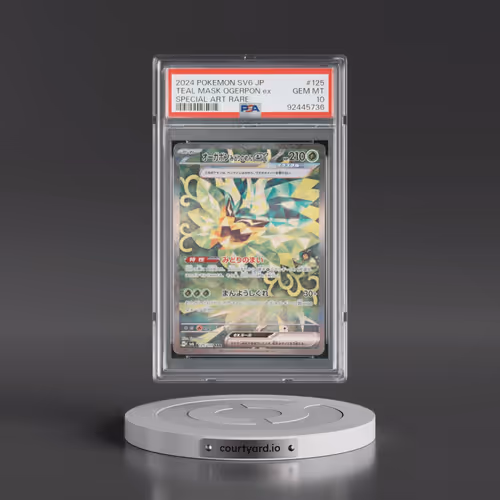 2024 Pokémon SV6-Transformation Mask #125 Teal Mask Ogerpon EX - Holo Special Art Rare (PSA 10 GEM M