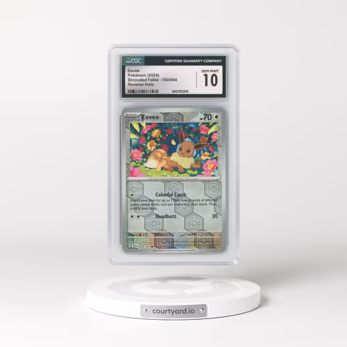2023 Shrouded Fable - SFA EN #050/064 Eevee - Reverse Holo (CGC 10 GEM MINT)