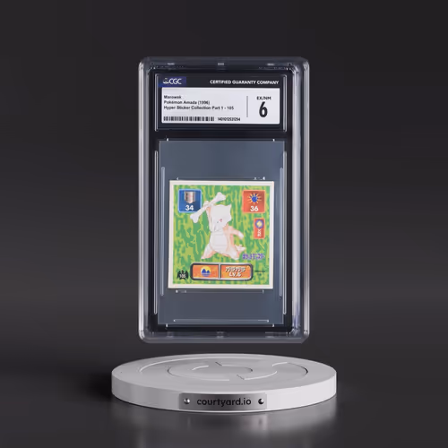 1996 Hyper Sticker Collection Part 1 (1996) #105 Marowak (CGC 6 EX-NM)
