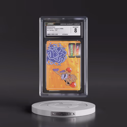 1997 (Two Pokémon) Vs. Series #107 Hitmonchan - (ã??ã??ã??)"Top" Logo on Back of Card (CGC 8 NM-MT)