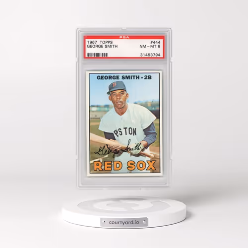 1967 Topps #444 George Smith (PSA 8 NM-MT)