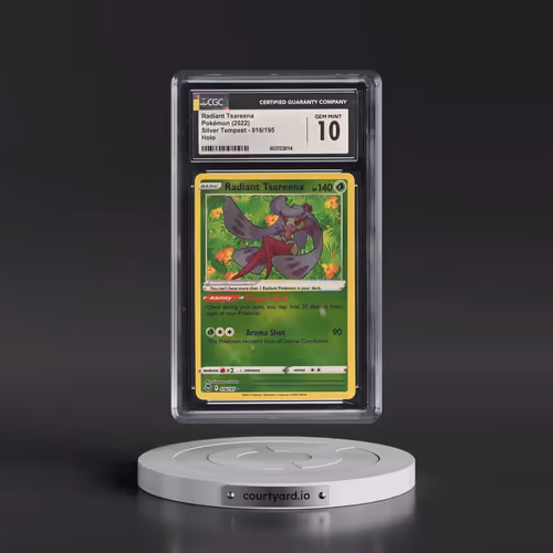 2022 Silver Tempest #016/195 Radiant Tsareena - Holo (CGC 10 GEM MINT)