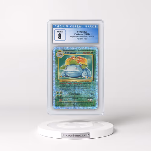 2002 Legendary Collection #18/110 Venusaur - Reverse Holo (CGC 8 NM-MT)
