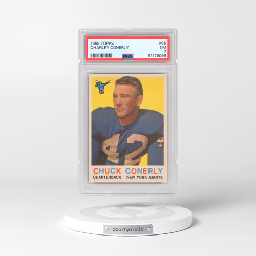 1959 Topps #65 Charley Conerly (PSA 7 NM)