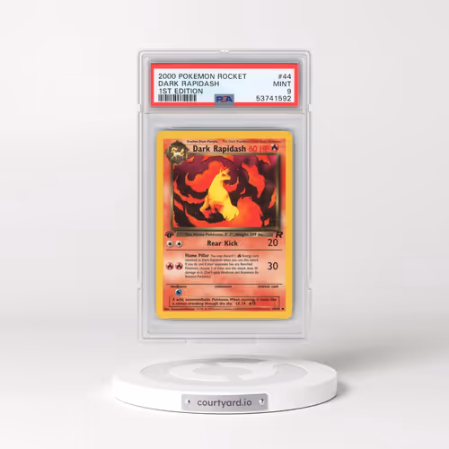 2000 Pokémon Rocket #44 Dark Rapidash - 1st Edition (PSA 9 MINT)