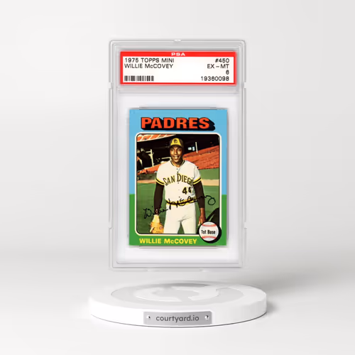 1975 Topps Mini #450 Willie McCovey (PSA 6 EX-MT)