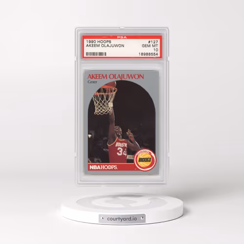 1990 Hoops #127 Akeem Olajuwon (PSA 10 GEM MINT)